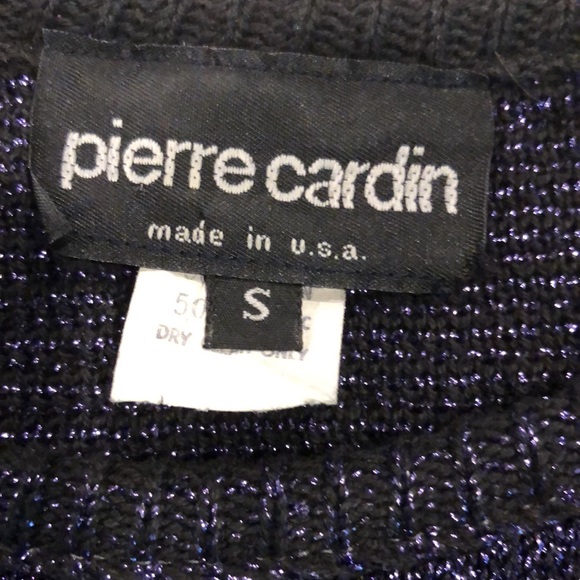 Vintage Pierre Cardin metallic purple pullover top - Picture 10 of 11